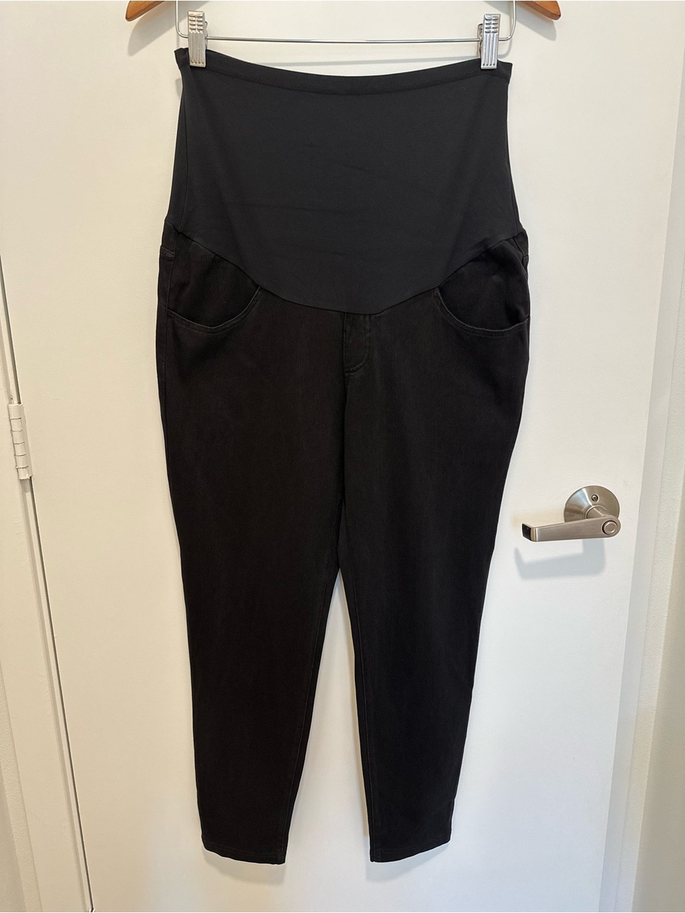 NWT Halara Flex Super High Waist Skinny 7/8 Casual Maternity Jeans Sz L $50 MSRP